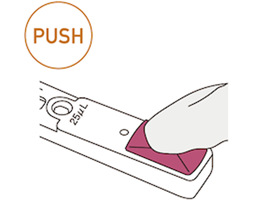 滴下チップをはめる